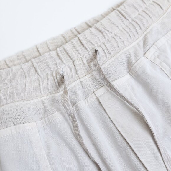 James Perse Mixed Media Pant Talc Light Gray Utility Jogger Size 1 - Picture 8 of 14